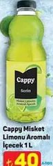 CAPPY MİSKET LİMON AROMALI İÇECEK LİMONATA 1 L fiyat ve kampanya bilgisi